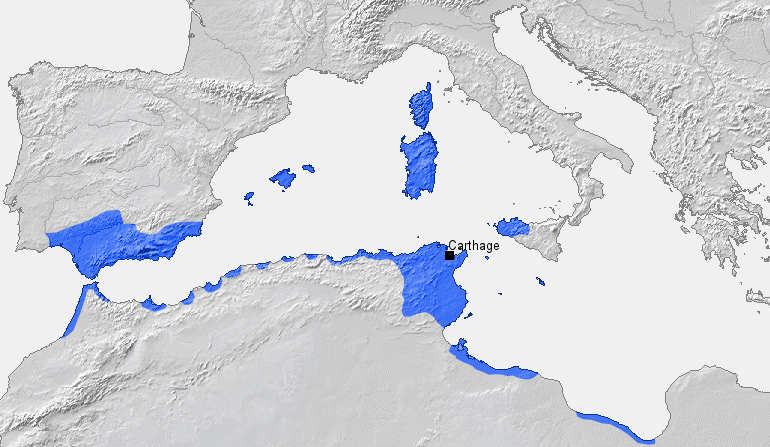 Carthaginian Empire Map